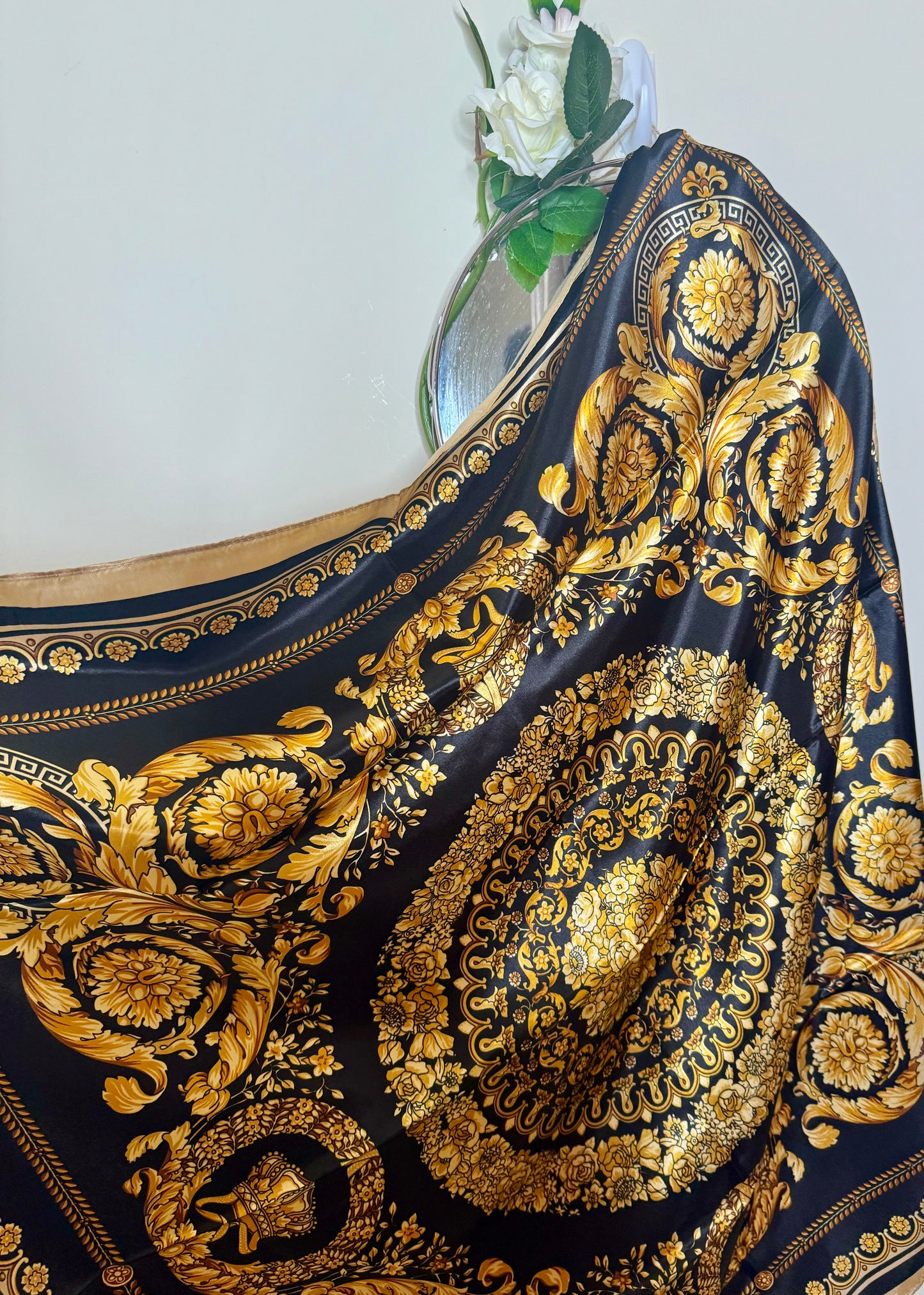 Multiway / Multiwear Silk Scarf 90x90cm